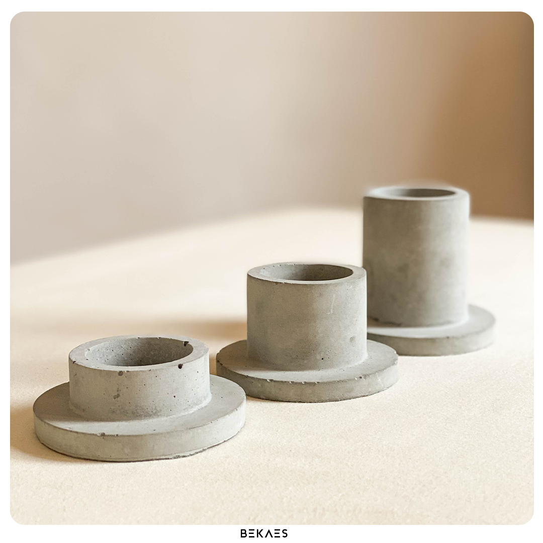 The Concrete Candle Holder